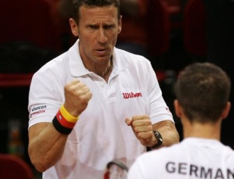 Deutsches Davis-Cup-Team gegen Österreich