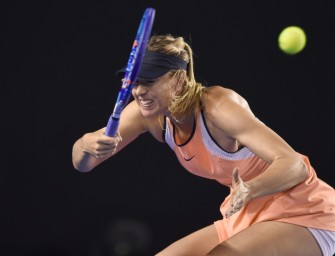 Maria Sharapova mit Satzverlust ins Achtelfinale