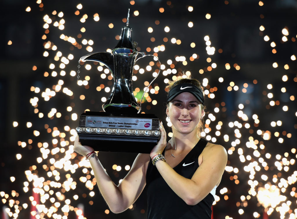 WTA Dubai Belinda Bencic krönt Traumwoche mit Titel tennis MAGAZIN