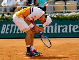 Nishikori sagt Teilnahme bei ATP-Turnier in Halle ab