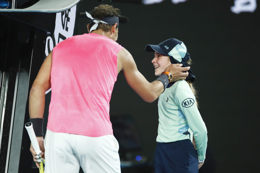 Australian Open ball girl Anita speaks about Rafael Nadal