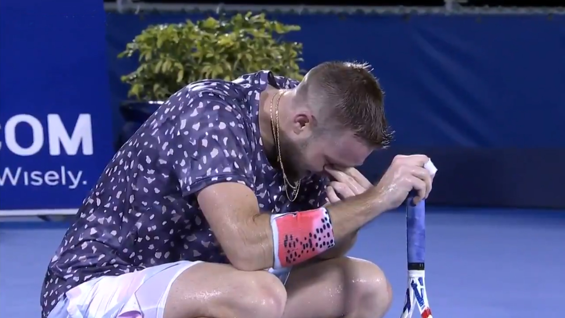 Jack Sock Tränen nach dem ersten Sieg seit 475 Tagen tennis MAGAZIN
