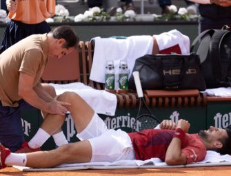 French Open: Djokovic – sind Schmerzmittel die Lösung?