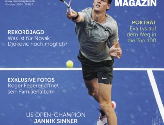 tennis MAGAZIN 10/2024: Jannik Sinner – Triumph mit Makel