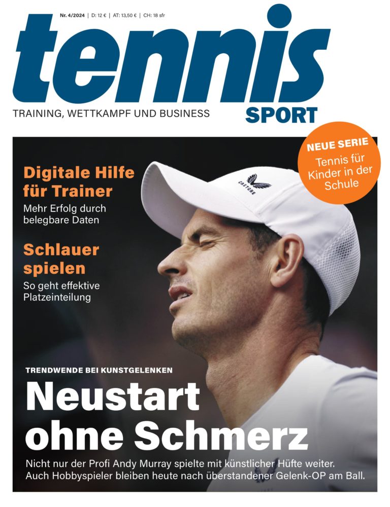 tennis SPORT 4/2024: Neustart ohne Schmerz