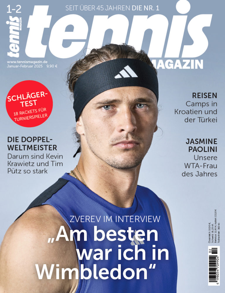 tennis MAGAZIN 1-2/2025: Alexander Zverev: „In Wimbledon war ich am besten“