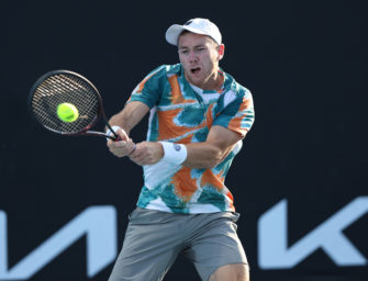 Dominik Koepfer bei den Australian Open: erst Matchbälle abgewehrt, jetzt im Hauptfeld